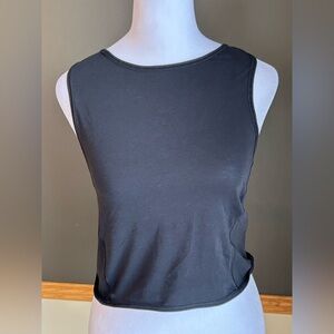 Lululemon Black Tank Tie Back Or Front Size 6